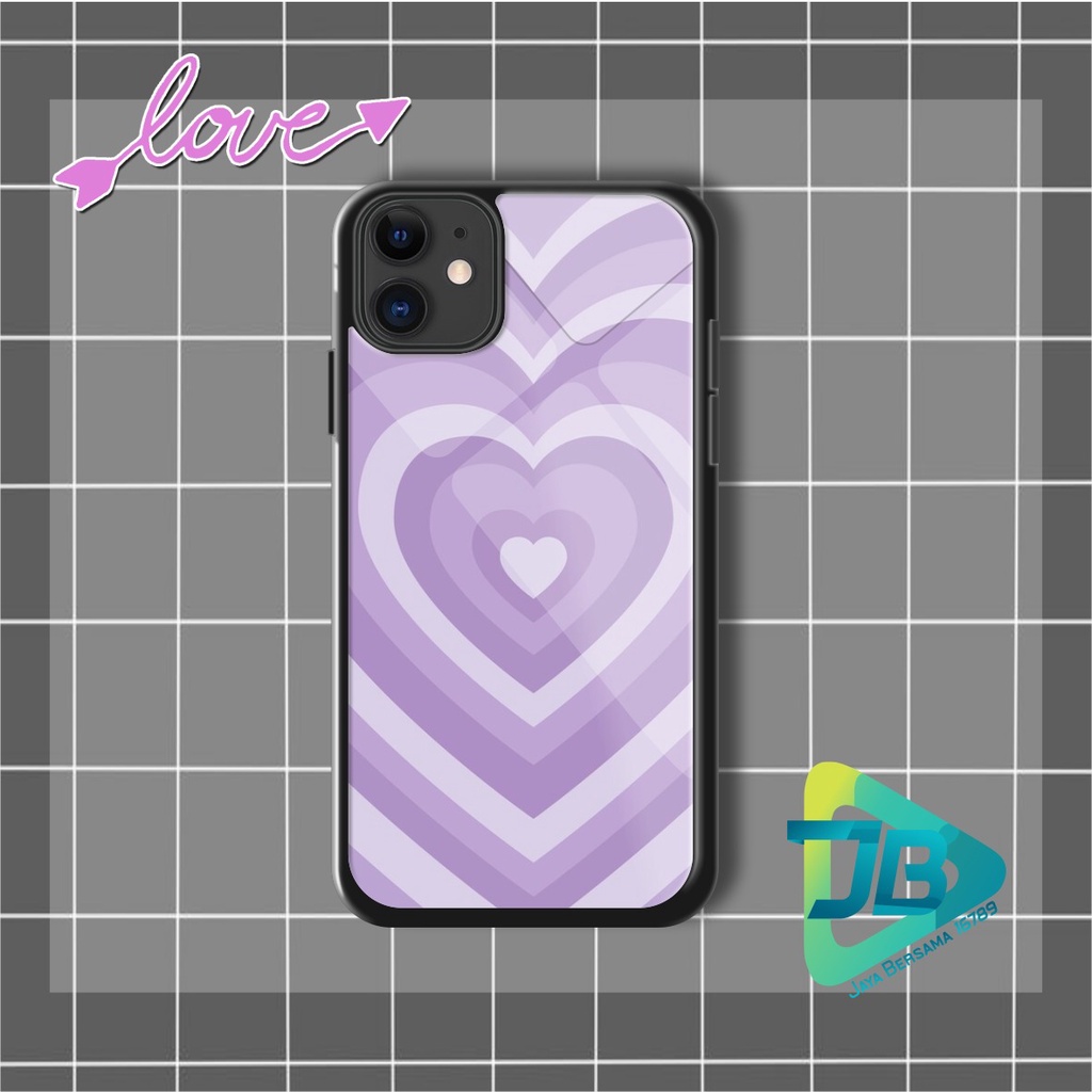 HARDCASE 2D GLOSSY LOVE OPPO VIVO XIAOMI SAMSUNG REALME IPHONE ALL TYPE JB5583