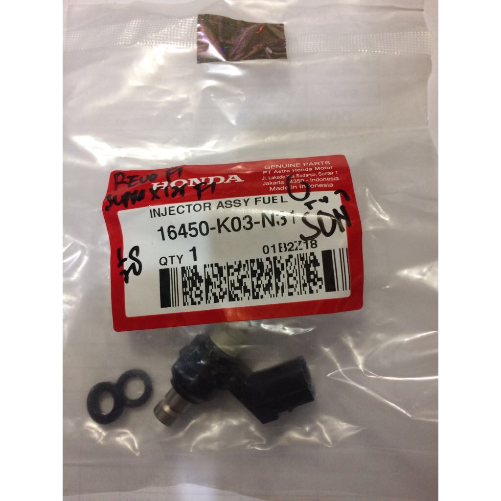 INJECTOR INJEKTOR ASSY FUEL INJEKTOR HONDA REVO FI INJEKSI SUPRA X 125 FI INJEKSI ORIGINAL