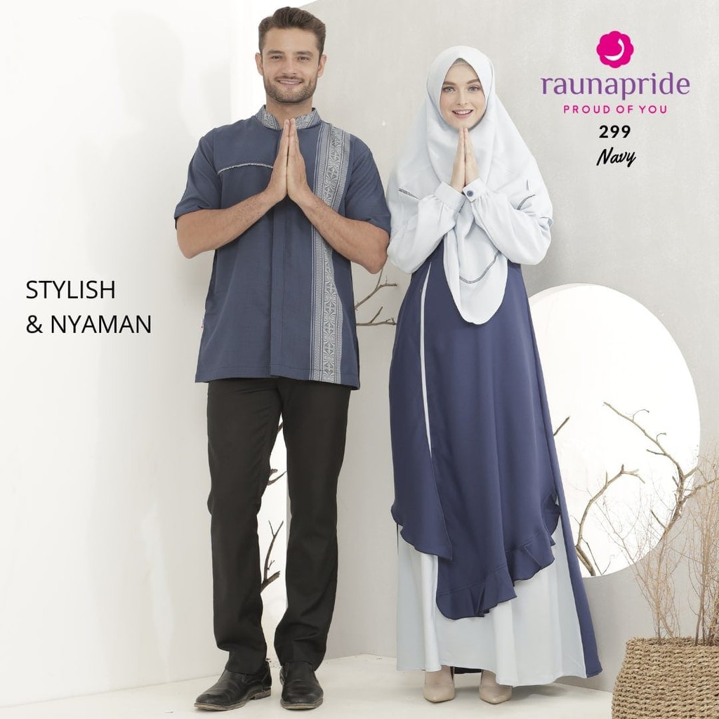 Couple Gamis Rauna / 298 / 299 / 300 / 301 / Fashion Muslim