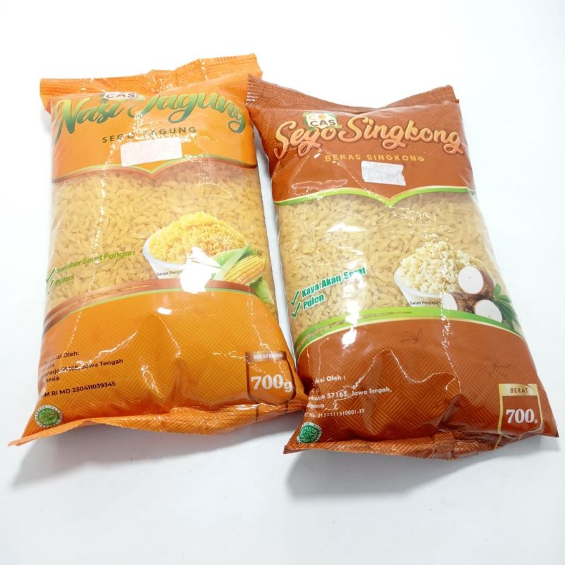 

Paket SEGO Singkong & Sego JAGUNG 700gr