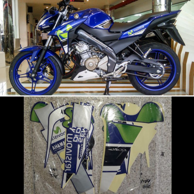 striping lis sticker standart vixion NVA th 2016 biru