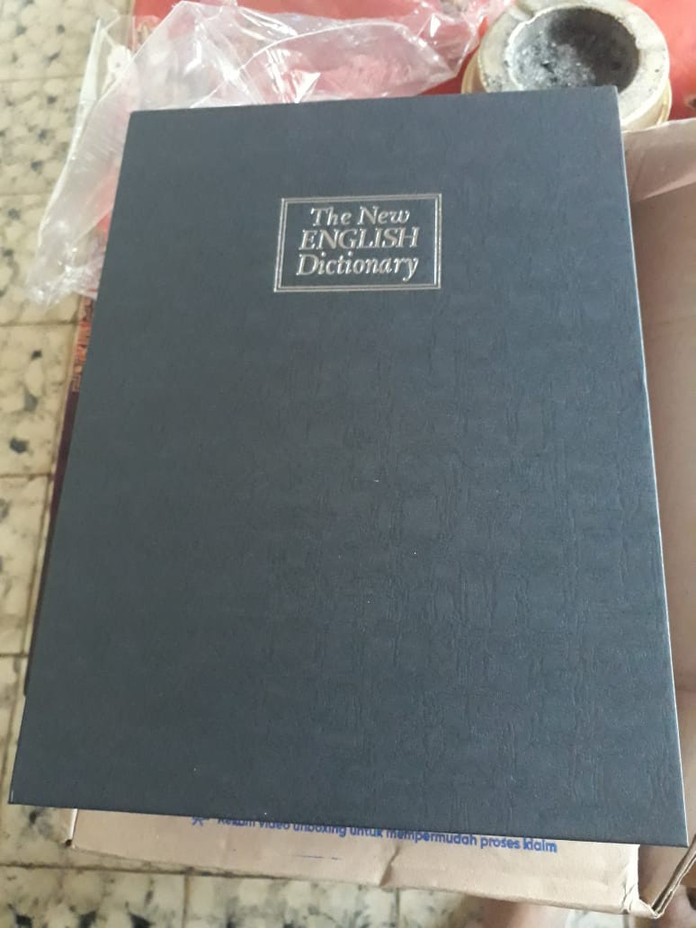 Brankas Mini - Brankas Buku - Kotak Penyimpanan Rahasia - Brangkas Berangkas Perhiasan Uang Hp