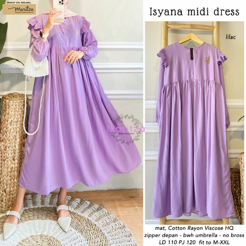 ISYANA MIDI DRESS + LENORA MIDI DRESS + YEJIN MIDI DRESS ori by MARITZA