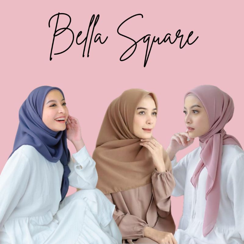 Hijab Bella Square Jilbab Segi Empat Premium