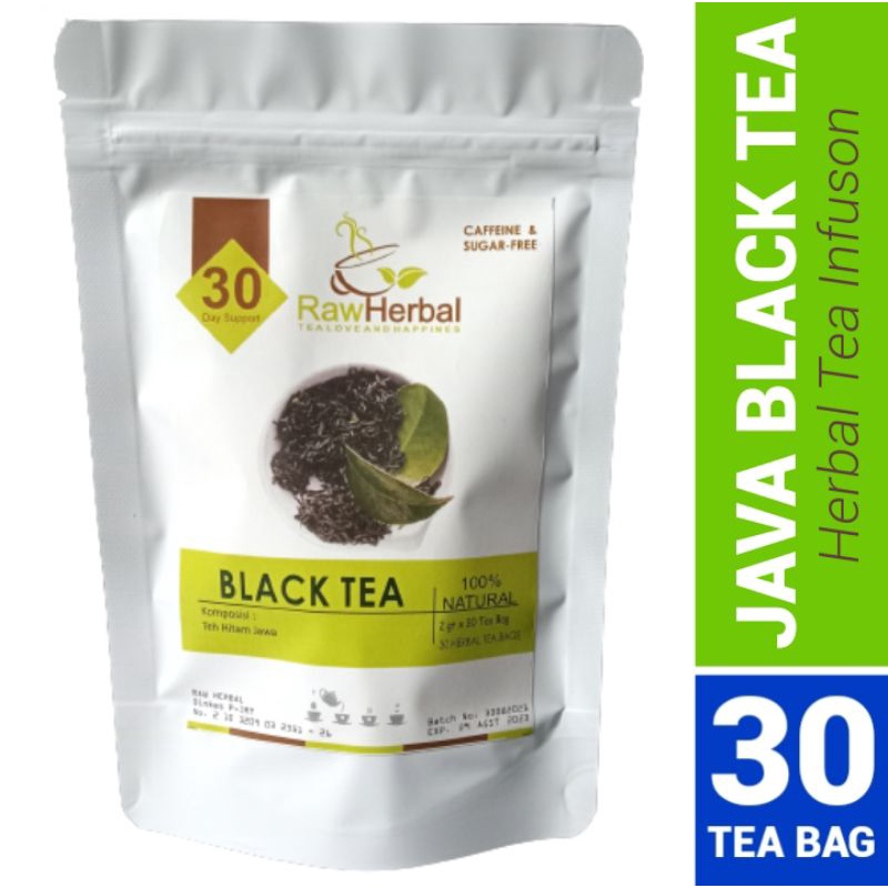 Java Black Tea : Teh Hitam Jawa Isi 30 Tea Bag