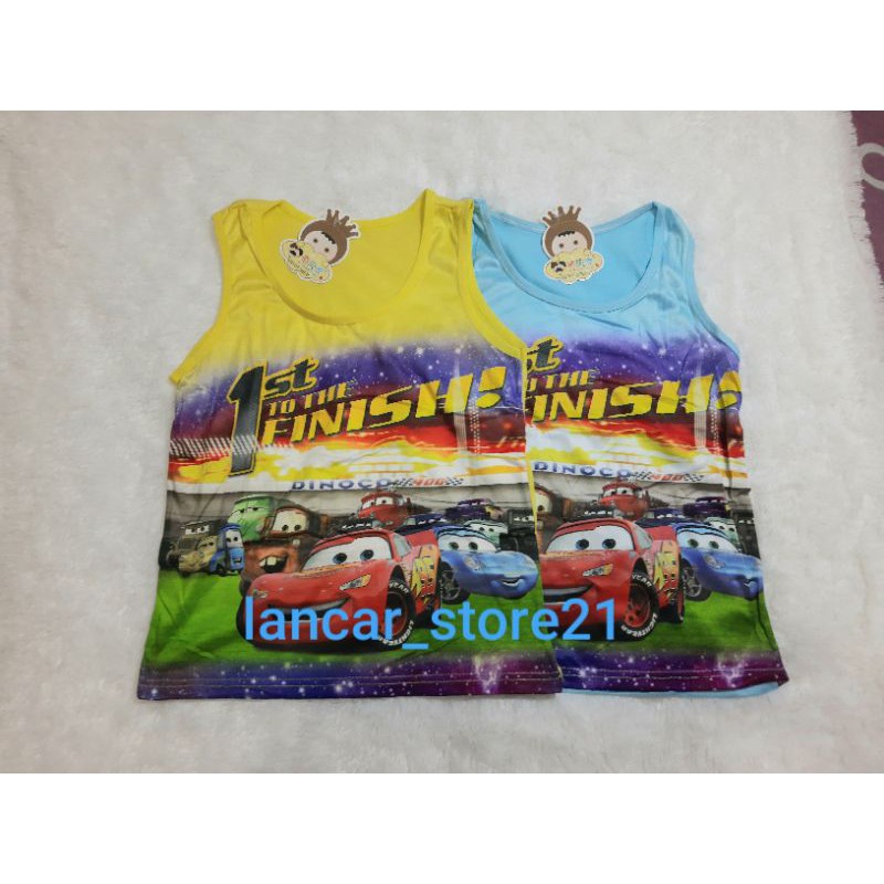 3PCS SINGLET ANAK COWO /TANKTOP ANAK LAKI-LAKI