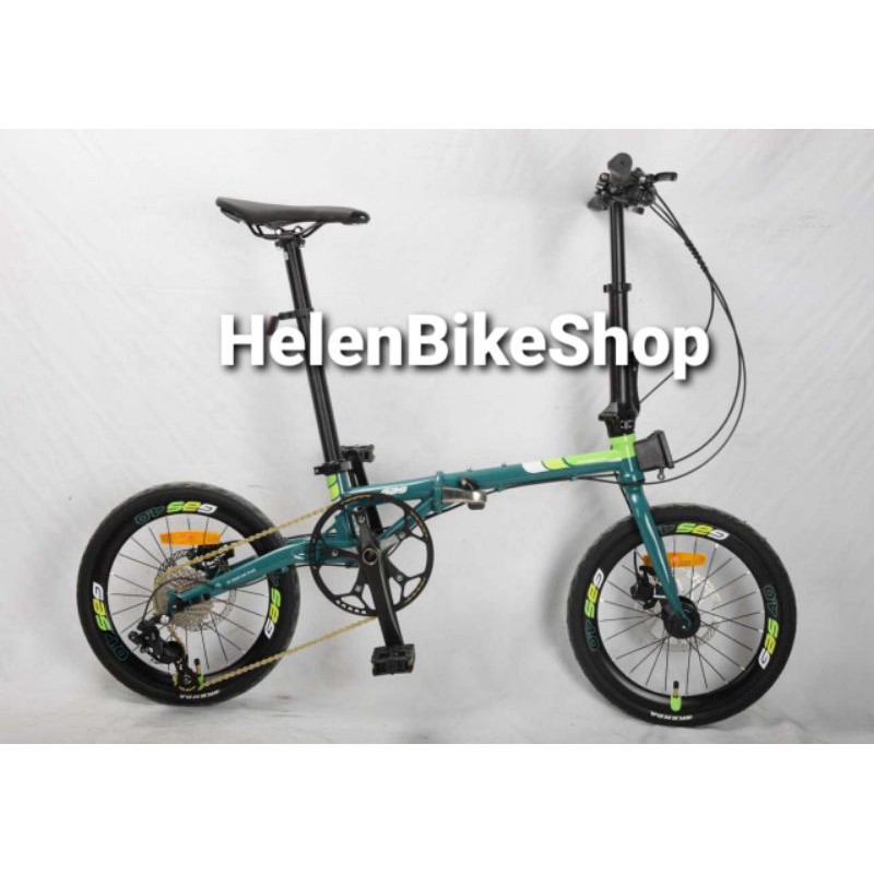 Sepeda lipat 16 inch Rubick Gas Genio Chromoly(Instant Kurir)