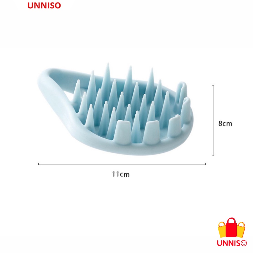 UNNISO - Sisir Keramas Silicone SK8