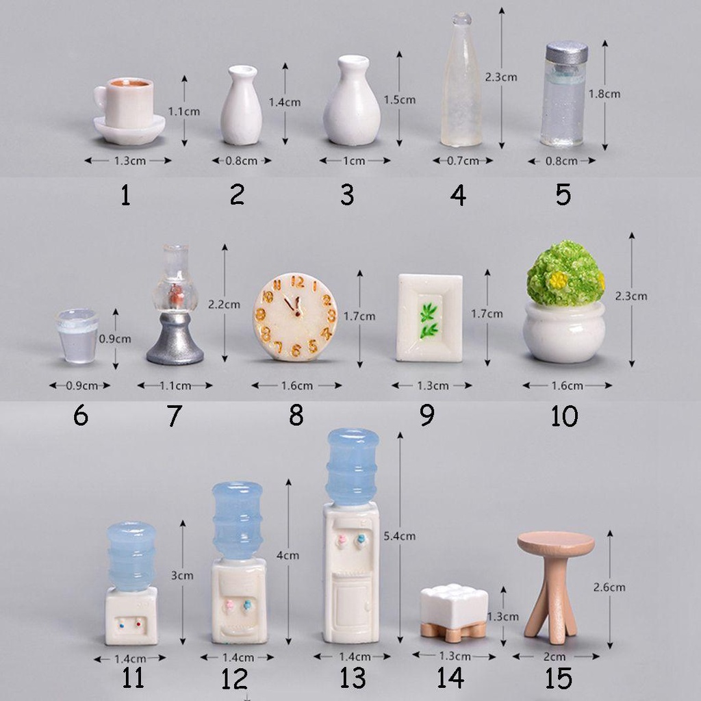 NICKOLAS1 Patung Furniture Mini DIY Resin Lanskap Mikro Bonsai Aksesoris Kursi Kerajinan Minum|Ornamen Rumah Boneka Dekstop Decor