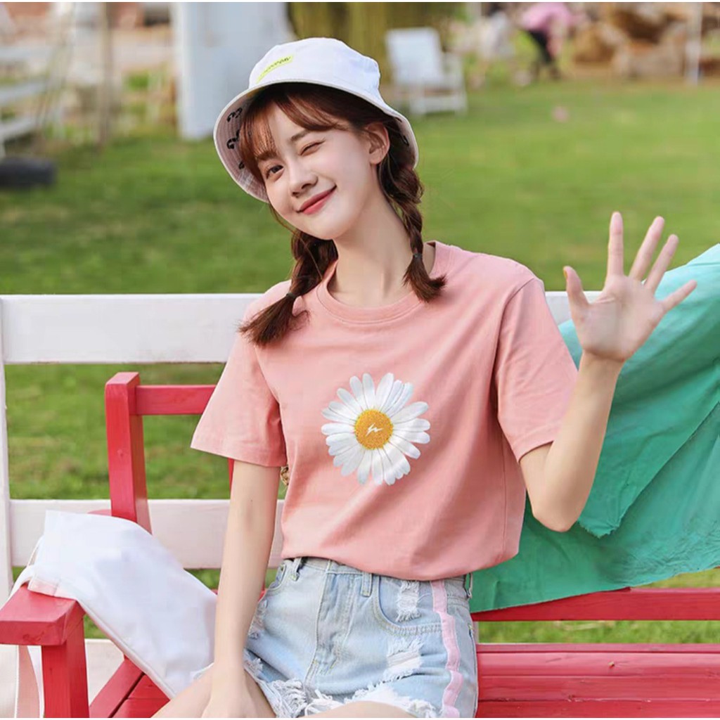 Kaos T-shirt Wanita Sunny / Sun Flower