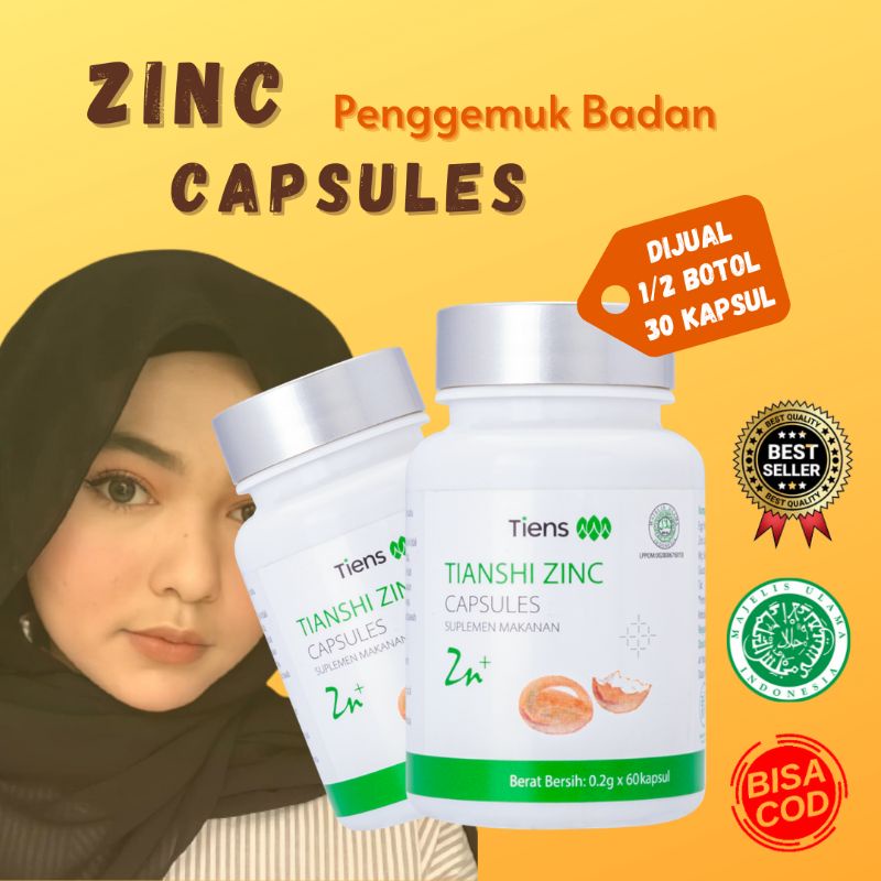 [COD] Zinc Tiens/Penggemuk badan Tiens/Zinc Penggemuk badan/Zinc Tiens Penambah