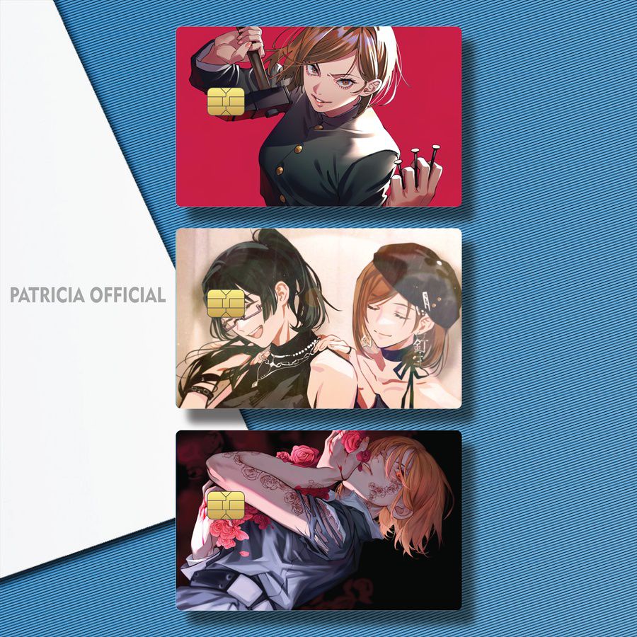 COVER CARD AESTHETIC ANIME KARAKTER JUJUTSU KAISEN 7ANMR/ZZK3M/ GARSKIN KARTU POPULER ANIME JUJUTSU 