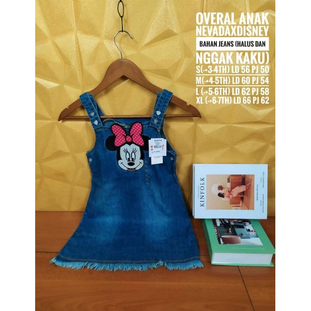 Overall Jeans Anak Nevada Disney