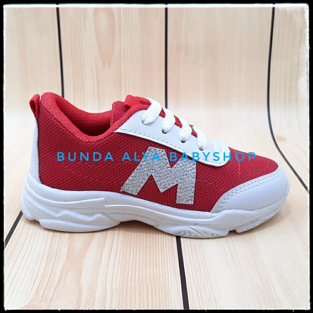 Sepatu Anak Laki Sneakers Usia 6 Tahunan MERAH Size 29  Sepatu Anak Laki Laki Sporty SALE