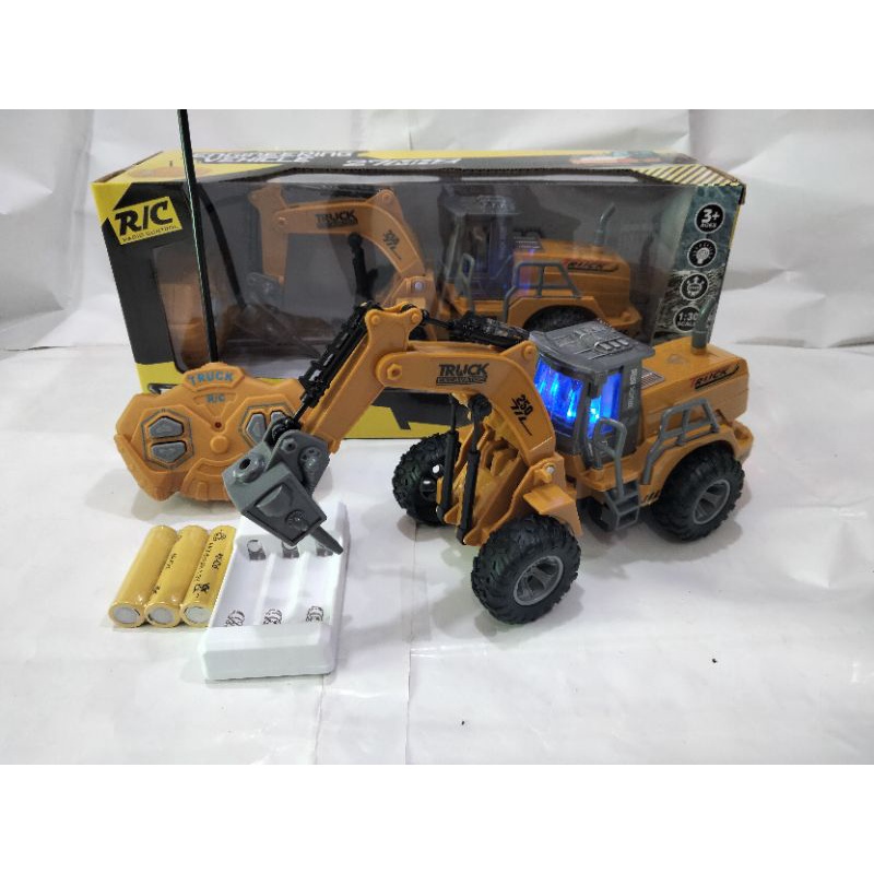 RC 1:30 Engineering Vehicle Mobil Remote Control Truck Truk Excavator Beko Traktor Buldozer Rdr 1105