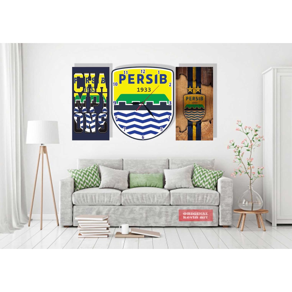 JAM DINDING BESAR KAYU UNIK LOGO PERSIB BANDUNG CUSTOM TEMPEL DINDING AESTHETIC KARAKTER KALIGRAFI AESTHETIC MURAH BAGUS 3d DEKORASI DINDING MINIMALIS 1 SET MEWAH WALL DECOR KOLEKSI HADIAH KADO PERNIKAHAN ULANG TAHUN WISUDA KOLEKSI KLUB BOLA NASIONAL