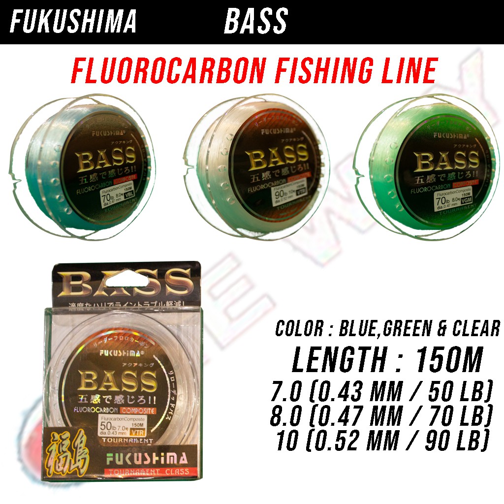 senar pancing Composite Fukushima Bass