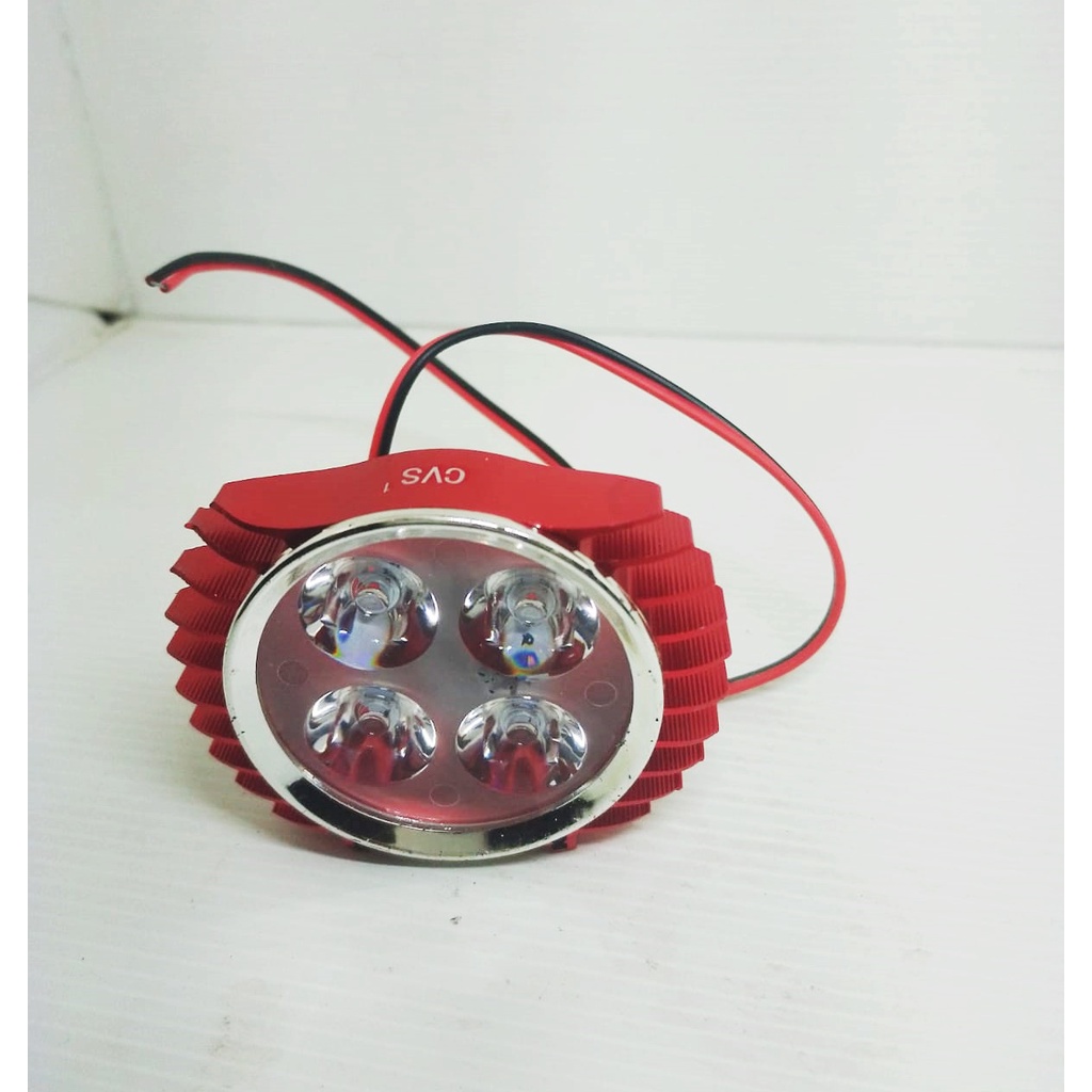 Lampu Sorot Lampu Tembak Led 4 Mata Gepeng 3 Mode