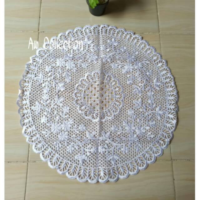 TAPLAK MEJA BULAT KECIL