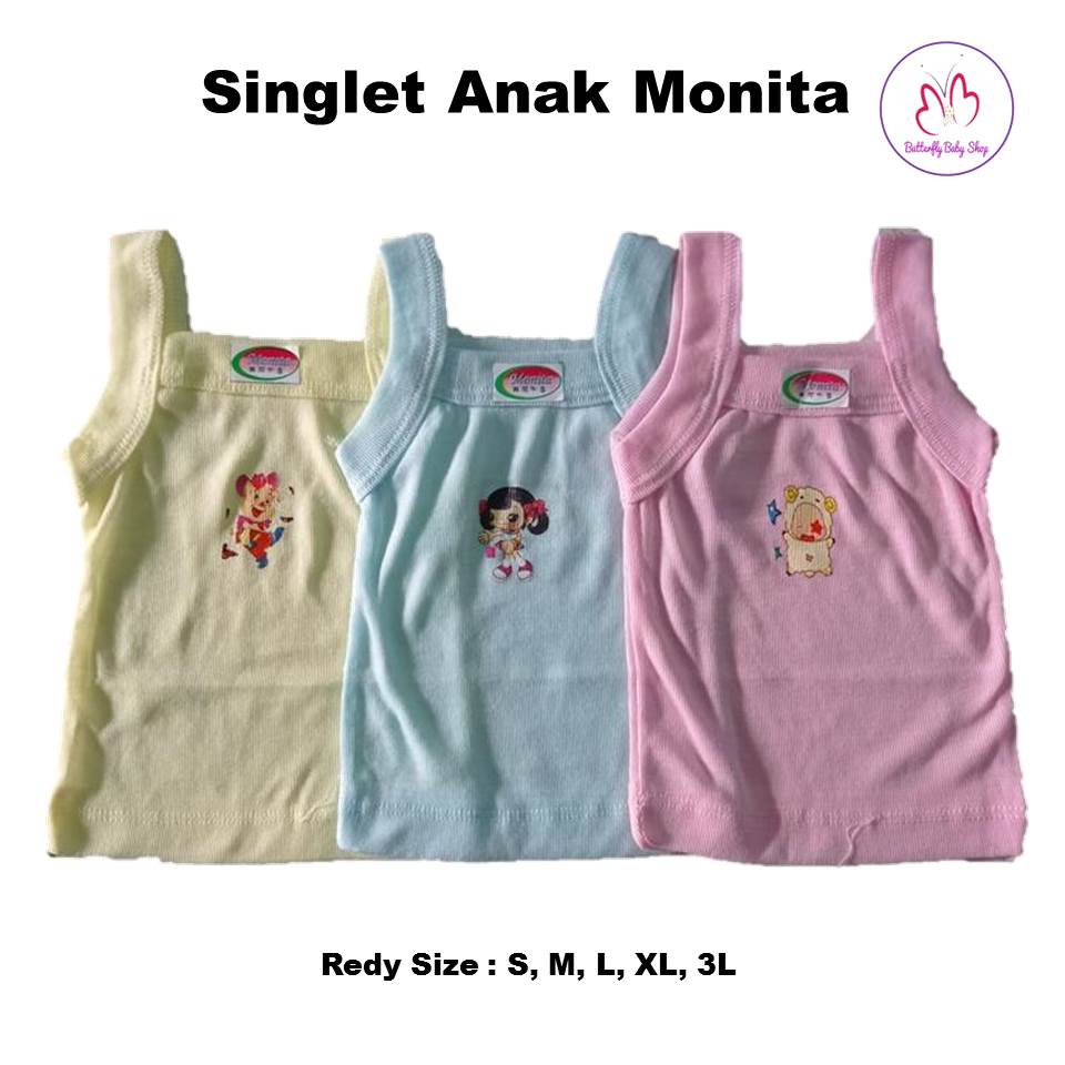 Singlet Anak Monita Ukuran XL