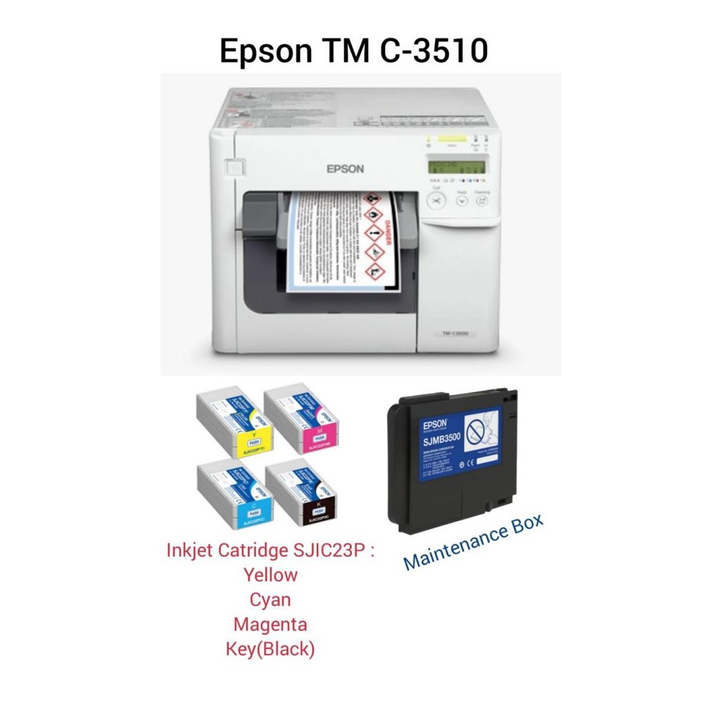 Jual Printer Label Epson Colorworks Tm C3510printer Label Warna Tmc3510 Fujitoko10 Shopee 7185