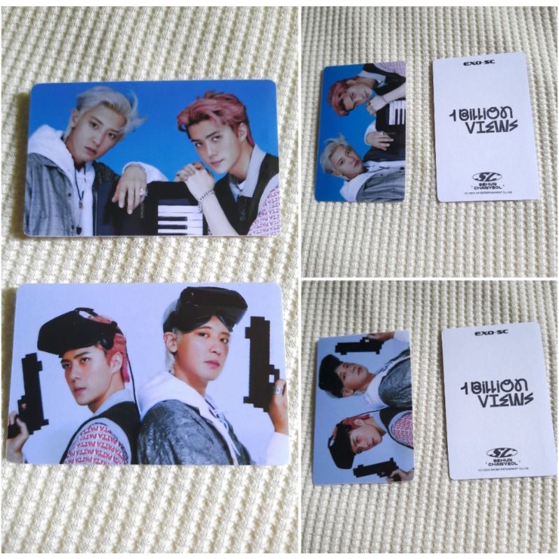 1 Billion View Sticker Pack Chanyeol Sehun Set, EXO SC (SOLD)
