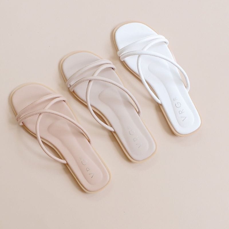 Sandal Teolek Silang Sweet/Sandal Teplek Wanita Terbaru/Sandal Korea