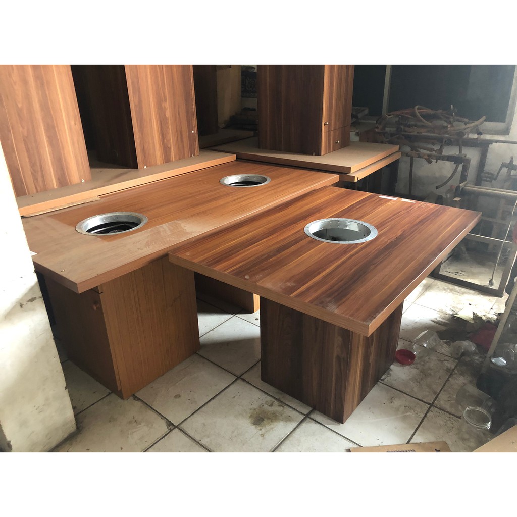 Meja dan Kursi tempat makan restoran korean bbq,