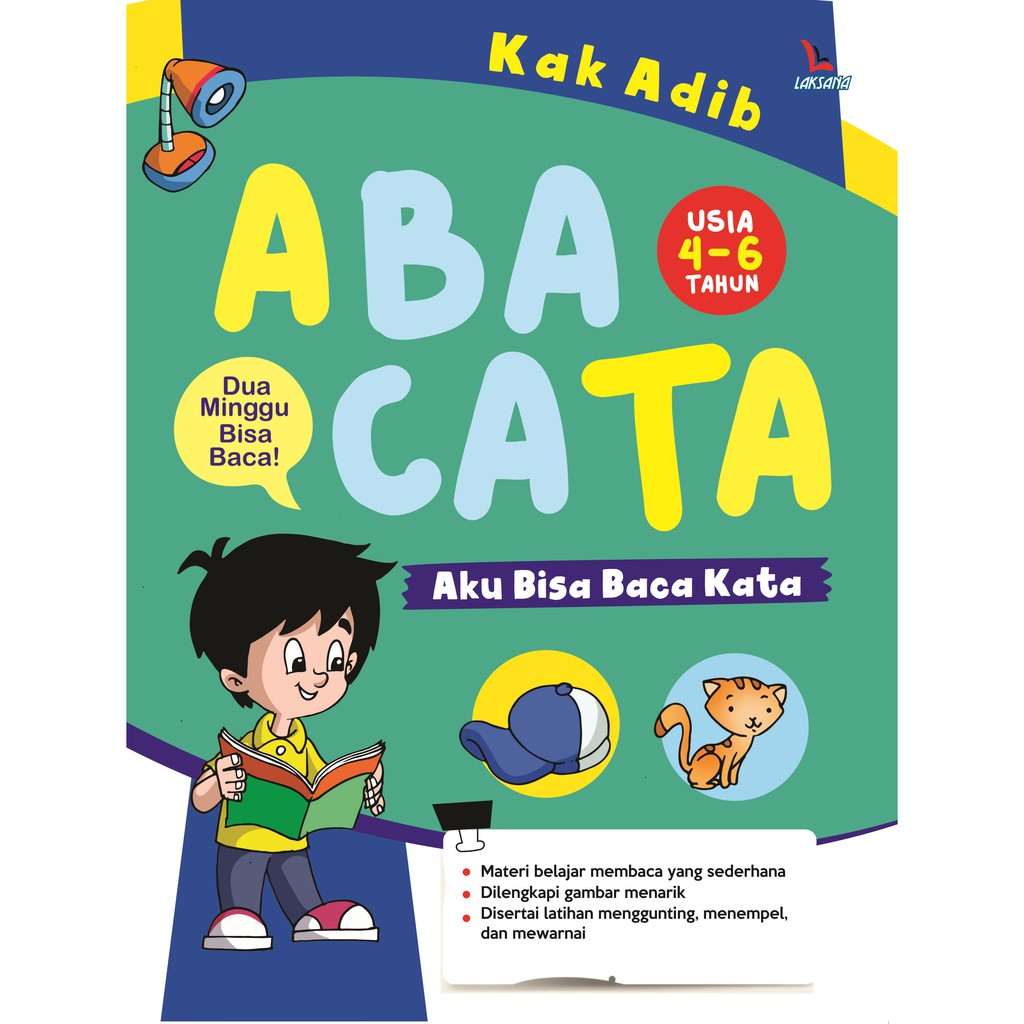 

Buku ABACATA Aku Bisa Baca Kata - LAKSANA