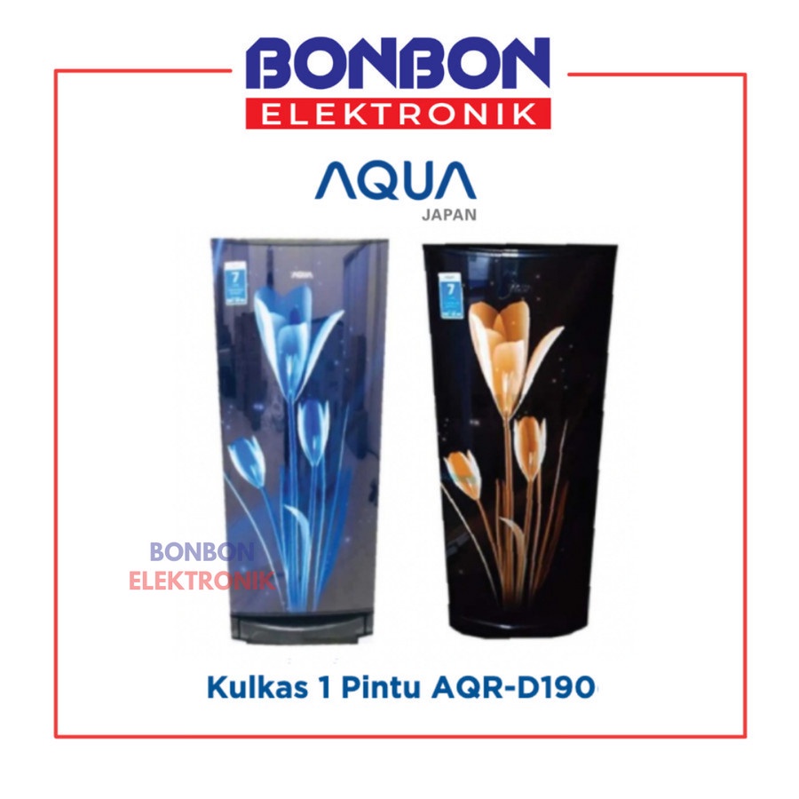 AQUA Kulkas 1 Pintu 160L AQR-D190 / AQRD 190 / AQRD190 (DS/LS/LB/LK)