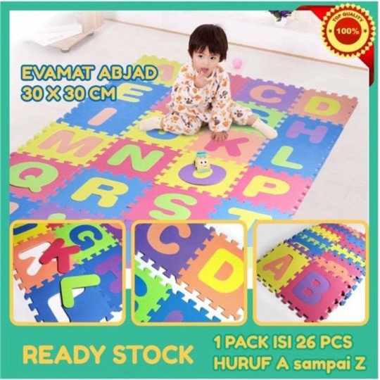 Dijual KARPET PUZLE EVAMAT KARAKTER Matras Bermain Puzzle Lantai Berkualitas