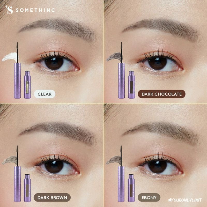 SOMETHINC BROW EMBLEM Microcara Brow Gel BROW MATTERS Retractable Triangle Eyebrow