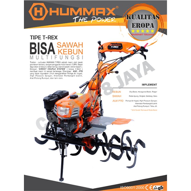 TRAKTOR CULTIVATOR HUMMAX T-REX