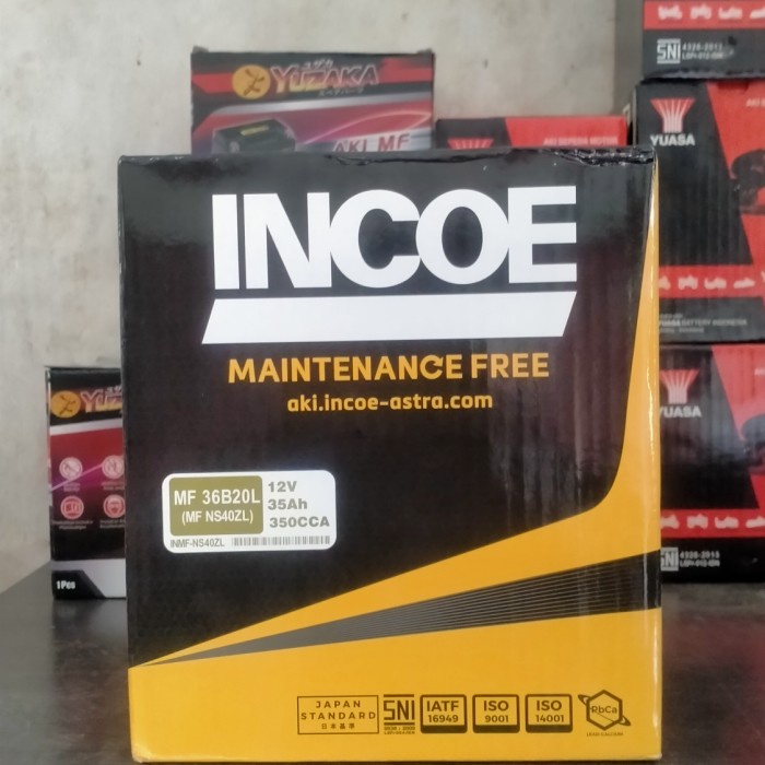 Aki INCOE MF NS40ZL 12v 35Ah