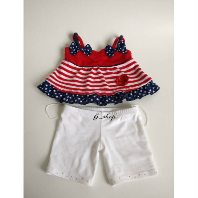 Baju stelan build a bear