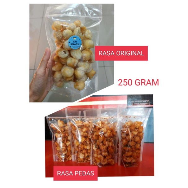 

KERUPUK SIOMAY PEDAS DAUN JERUK / ORIGINAL 250 GRAM