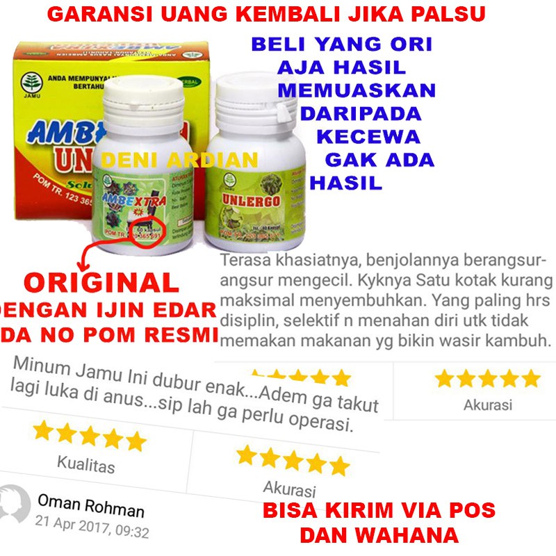 (KAPSUL AMBEXTRA) Cara Mengobati Wasir / Ambeien Tanpa Operasi dengan Obat Herbal Ambextra