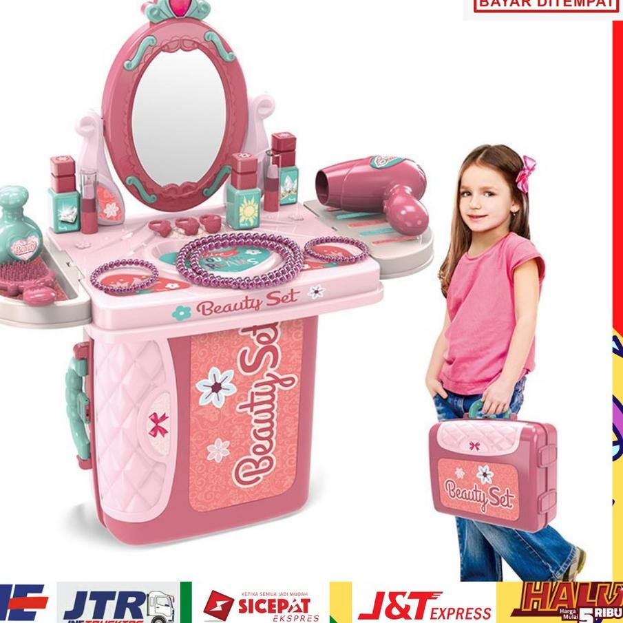 ℮ Mainan Make up makeup Dandan Salon Mainan anak perempuan cewek edukasi kado ulang tahun anak cewek
