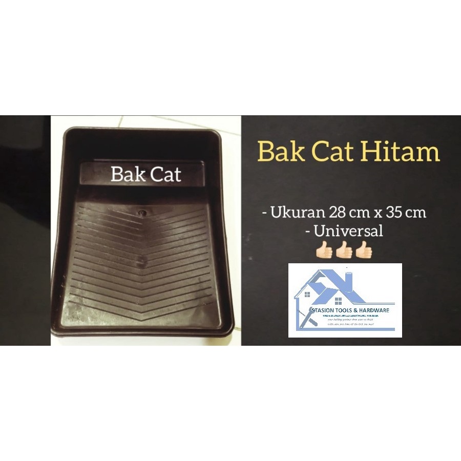 Bak Cat Warna Hitam