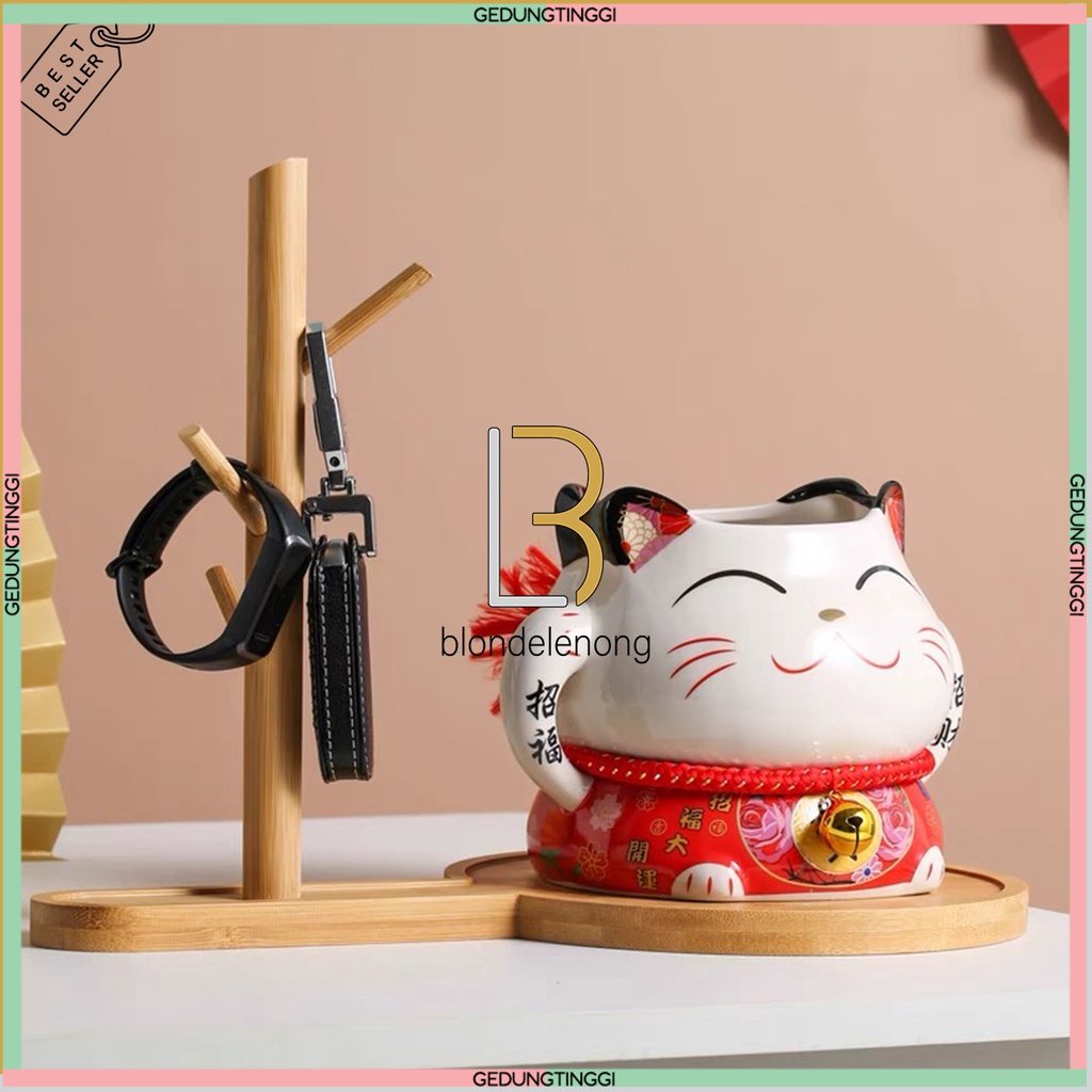 Topless Toples Tempat Penyimpanan Menyimpan Simpan Storage Organizer Snack Cemilan Camilan Makanan Permen Kue Coklat Coin Koin Remote AC TV Kacamata Kunci Kontak Mobil Motor Rumah Perhiasan Emas Kalung Cincin Gelang Kucing Panggil Hoki Keramik Putih Mewah