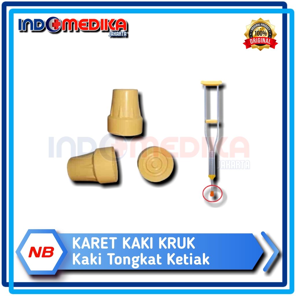 Karet Tongkat Ketiak / Karet Kaki Tongkat ketiak