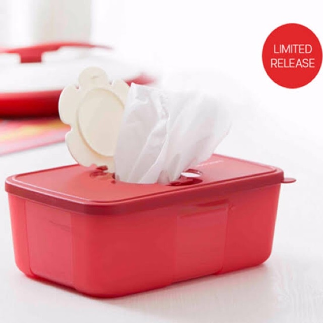 Tissue Box Large ( kotak tisu ) by tupperware