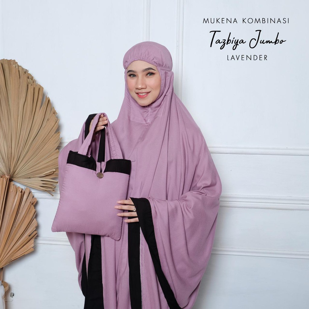 MUKENA DEWASA KOMBINASI TAZBIYAH TWOTONE SALWA BAHAN MIKRO  MUKENA TRENDY MASA KINI