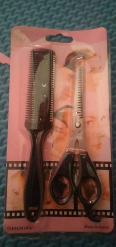 Gunting Sasak 2pcs+sisir Penipis Rambut