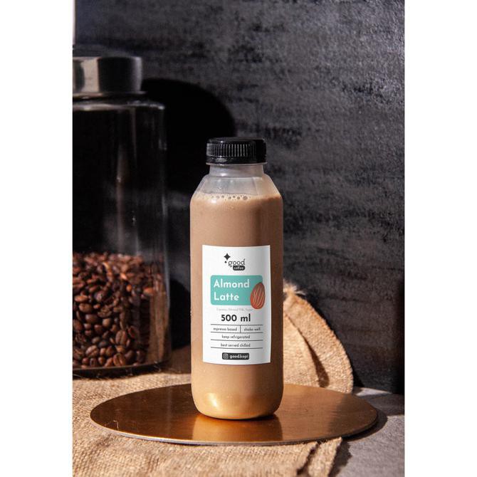 

good coffee kopi susu Almond Latte 500 ml (Instant/Same Day Only) - Normal Sugar