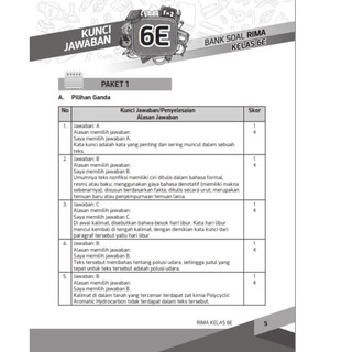 Jual Kunci Jawaban Rima Kelas 4 Indonesiashopee Indonesia
