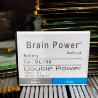 Double Power Battery Batere Batre Baterai Brain Power Lenovo A366 A366T BL190 BL 190