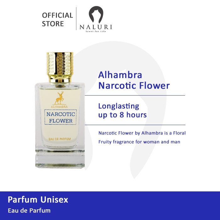 Parfum Original / Alhambra Narcotic Flower / Parfum Unisex / Parfum 100ml