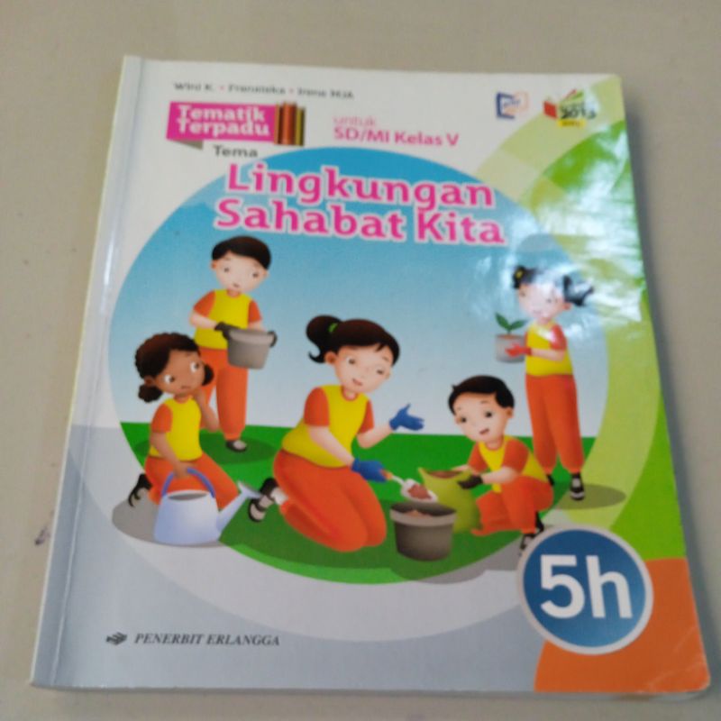 Tematik SD kelas 5H Erlangga.