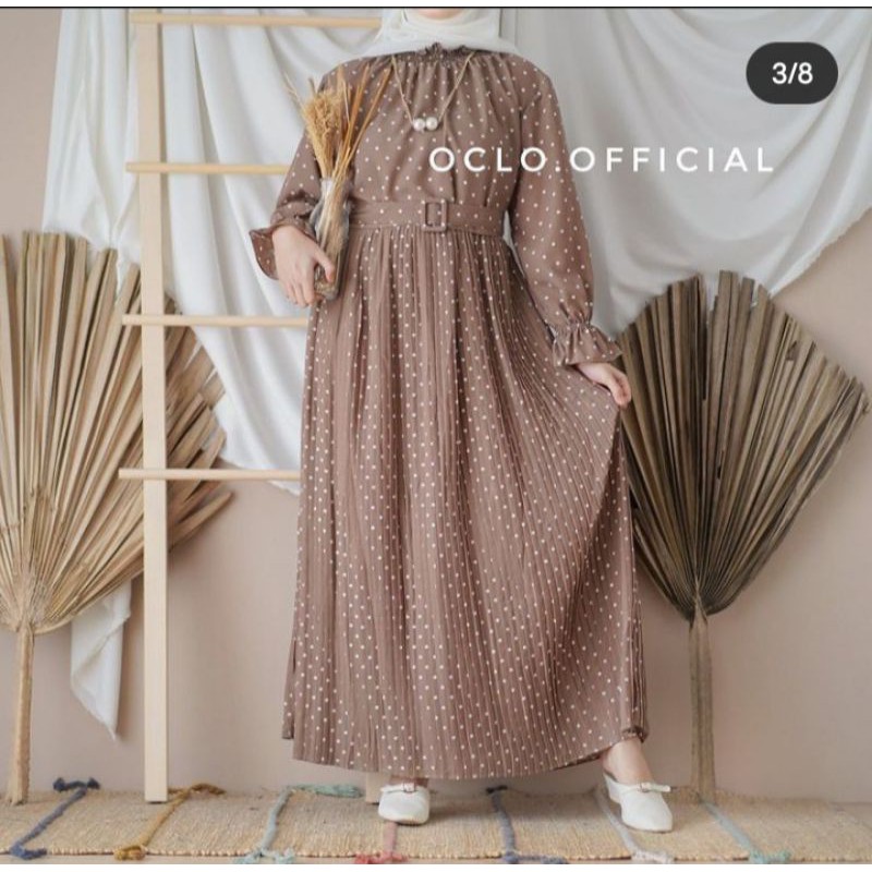 Alphara Dress Oclo (READY SIAP KIRIM BLACK)